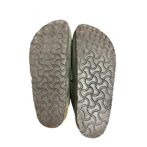Birkenstock Maria Olive Green Suede Closed Toe Clog Shoes Women's Size 39 - Picture 6 of 6